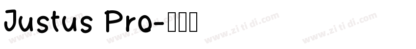 Justus Pro字体转换